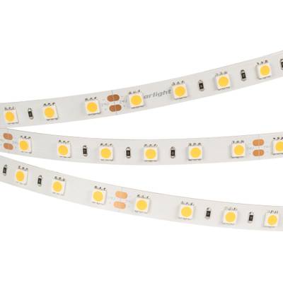 Светодиодная лента RT-B60-10mm 24V White6000 (14.4 W/m, IP20, 5060, 5m) (Arlight, 14.4 Вт/м, IP20)
