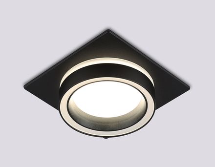 Светильник встраиваемый TN52422 BK/FR черный/белый матовый GX53 max 12W 105*105*45