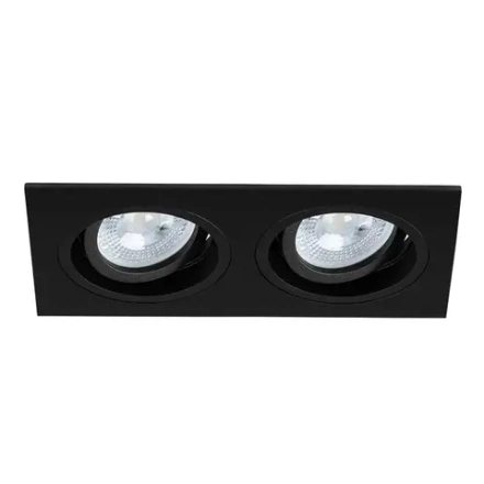 Точечный встраиваемый светильник Arte Lamp TARF A2178PL-2BK, 2хGU10