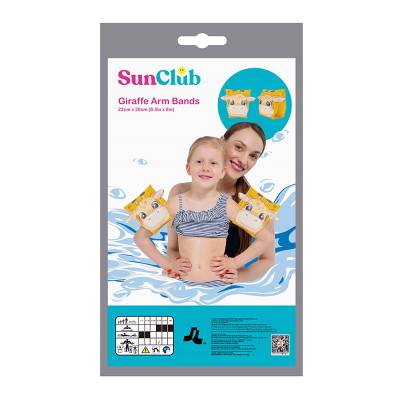Нарукавники для плавания надувные детские "Жираф" 22*20 см 32205 Sunclub