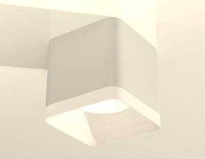 Комплект накладного светильника с акрилом XS7805040 SWH/FR белый песок/белый матовый MR16 GU5.3 (C7805, N7755)