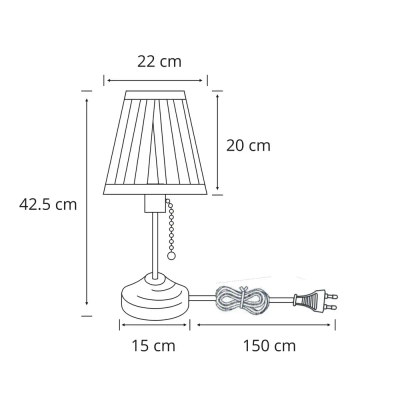 Декоративная настольная лампа Arte Lamp MARRIOT A5039TL-1CC, 1хE27