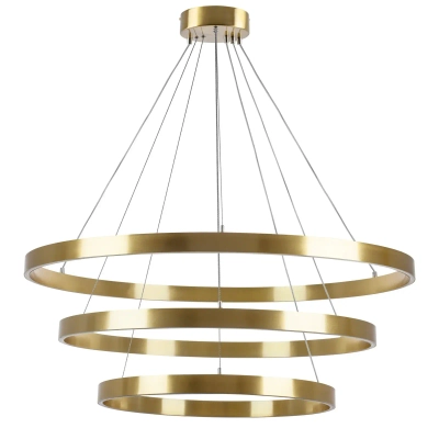 748223 Люстра SATURNO LED 132W 11000LM 70G ЗОЛОТО 3000-6000K