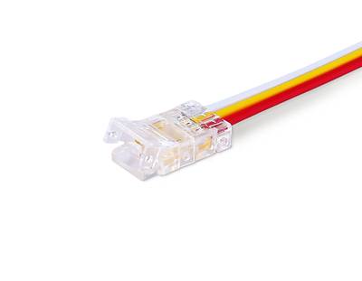Соединитель гибкий односторонний COB CCT 12/24V для лент 8mm GS7406 (3 конт.) (5шт. в комплекте)