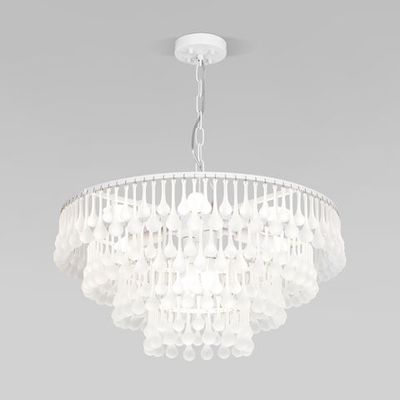 Умная подвесная люстра со стеклянным рассеивателем 476/8 Smart