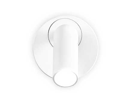 Настенный поворотный светодиодный светильник с выключателем FW280 SWH белый песок LED 4200K 3W 70*70*65