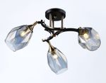 Светильник подвесной TR303038/3 SB/BK/SM  бронза/черный/дымчатый E27/3 max 40W D620*270