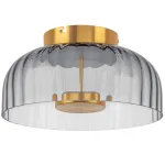 809061 Люстра CELESTA LED 1х12W 600LM ЗОЛОТО/ДЫМЧАТЫЙ 3000K Lightstar