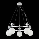 SLE106103-05 Люстра подвесная Хром/Белый E27 5*60W