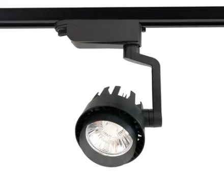 Трековый однофазный светодиодный светильник GL6107 BK черный LED 10W 4200K 24°