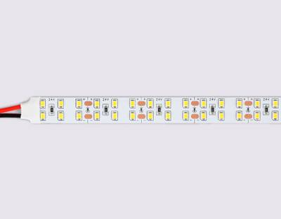 Светодиодная лента двухрядная GS3603 2835 204Led/ 20W m/ 24V IP20 6500K/ 5000*14*1.2mm/ кратность резки 72mm (2 конт.)