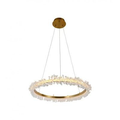 08243,36A Подвес Лаура латунь d60 h150 Led 36W (3000K)