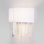 Бра с абажуром 10122/2 хром