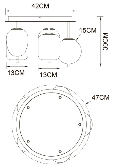 Потолочная люстра Arte Lamp FREDDIE A2231PL-5PB, 5хE14