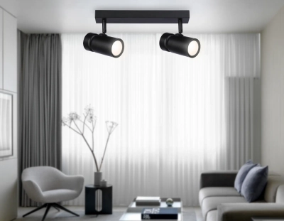 Светильник накладной TA13178/2 BK черный GU10/2 max 12W 295*60*130