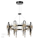5407/92L MODERN ODL_EX25 101 черный/золото/металл/стекло Люстра LED 92W 3000K 8990Лм MAGNET