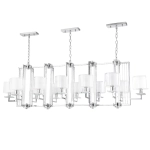 Люстра Crystal Lux NICOLAS SP12 L1600 NICKEL/WHITE 3400/312L