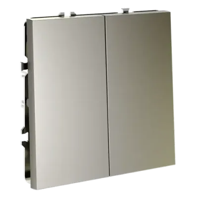 VLS020504 Перекрестный переключатель встраиваемый VOLTUM S70 двухклавишный 10А, (шелк). (ТМ Maytoni)