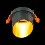 ST214.408.01 Св-к встр. Черный GU10 1*50W  IP20 L68xW68xH68 220V Без ламп