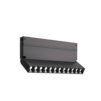 ST686.436.09 Св-к трек. Черный LED 1*9W 3000K 700Lm Ra&gt;90 34° IP20 L258xW26xH137 220V