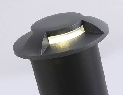 Светильник светодиодный уличный в грунт ST6524 GR серый IP67 LED 4200K 1W D60*93