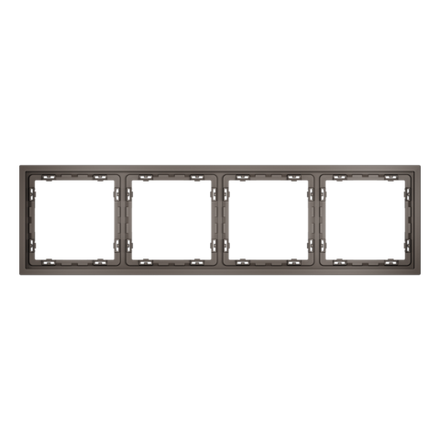 VLS100414 Рамка пластиковая VOLTUM S70 на 4 пост, (капучино). (ТМ Maytoni)