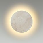 6625/8WL HIGHTECH ODL24 225 бежевый/металл/травертин Настенный светильник IP20 LED 12W 3000K 220V TRAVERTINO