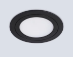 Светильник встраиваемый TN6604 BK черный IP44 GX53 max 15W D110*23