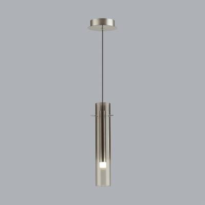 5062/5LA PENDANT ODL24 317 серебристый/дымчатый/металл/стекло Подвес LED 5W 3000K SHINY
