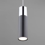LED светильник подвесной в стиле лофт 50135/1 LED хром/черный, LED