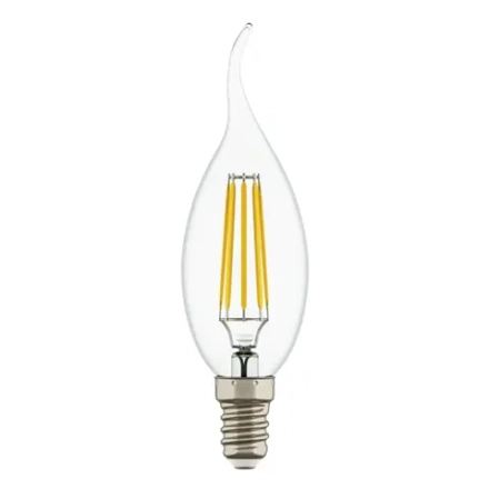 933602 Лампа энергосберегающая LED FILAMENT 220V CA35 E14 6W=65W 400-430LM 360G CL 3000K 30000H