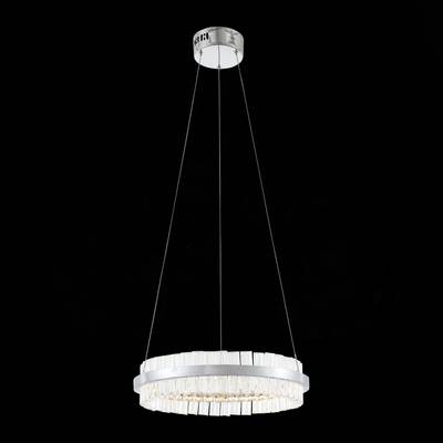 SL383.103.01 Светильник подвесной ST-Luce Хром/Хром, Прозрачный LED 1*34W 3000K