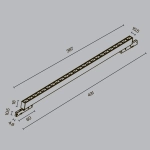 Трековый светильник Точки / Points Levity 2700К 20Вт 30°, TR193-1-20W2.7K-M-B. TM Maytoni
