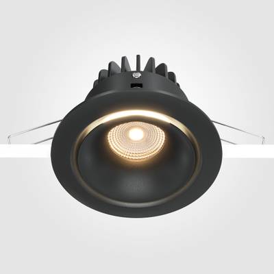 Встраиваемый светильник Yin 3000K 1x12Вт 60° Dim Triac, DL031-L12W3K-D-B. TM Maytoni