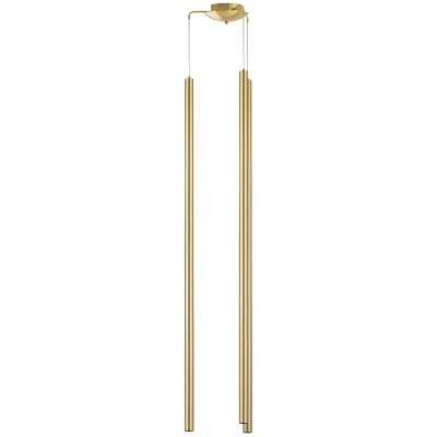 L5T747433 Люстра TUBO LED 25W 1500LM 25G ЗОЛОТО 3000K (574723+747433 (5шт)