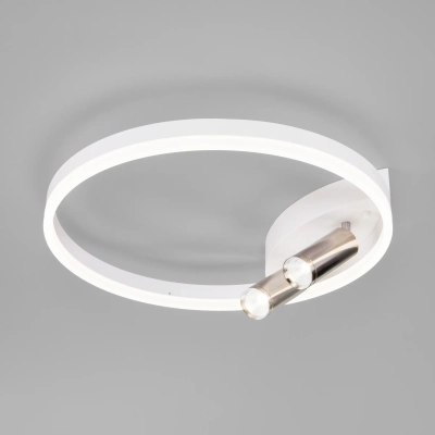 Умный потолочный светильник Eurosvet Luminari 90247/3 90247/3 белый/хром Smart, LED