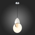SL6107.103.01 Светильник подвесной ST-Luce Хром/Белый Хром LED 1*14W 3000K