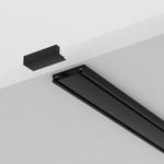 Шинопровод 1м Radity с заглушками в комплекте накладной черный, TRX084EC-111B. TM Maytoni