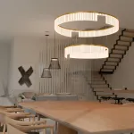Подвесная люстра Secrecy 4678-6P, LED*50W, 3100LM, 3000K, IP20. ТМ F-Promo