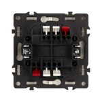 Механизм выключателя двухклавишный проходной SWT-NOBE-MKP2-SFPL-WH (230V, 10A) (Arlight, -)