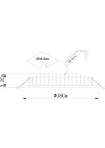 Точечный встраиваемый светильник Arte Lamp SIRIO A7207PL-2WH, LED