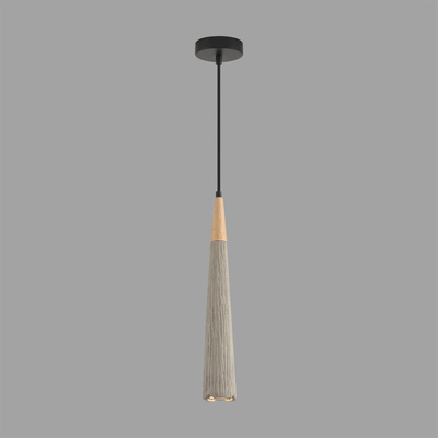 8351/1C SUSPENTIONI LN26 326 черный/серый/бежевый, металл/дерево/цемент Подвес GU10 LED 5W 220V EOLIANA