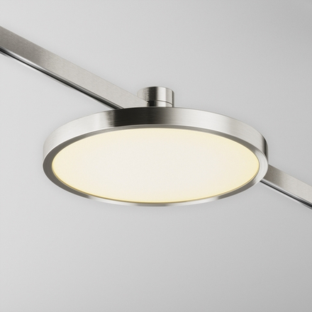 Трековый светильник Плато / Plato Flarity 3000K 10Вт 120°, TR153-1-10W3K-PT. TM Maytoni
