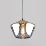 Подвесной светильник со стеклянным плафоном 50199/1 золото