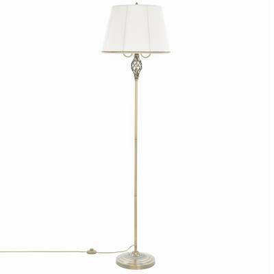 Citilux Вена CL402930 Торшер бронза с белым абажуром