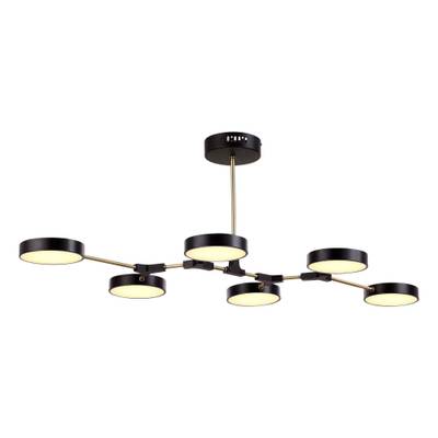 SLE6004-402-06 Светильник потолочный Черный, Латунь/Черный LED 6*10W