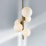 815053 Люстра CROCO 5х40W E14 ЛАТУНЬ Lightstar