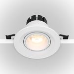 Встраиваемый светильник Elem 1x7Вт 3000K 15°-60° DL052-L7W3K. TM Maytoni