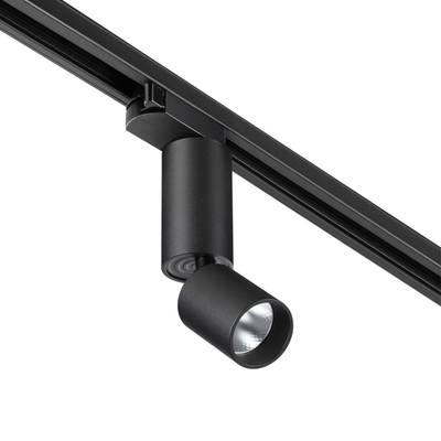 359319 PORT NT24 000 черный Светильник трековый однофазный трехжильный IP20 LED 5W 85-265V 3000K 600Лм TUBO