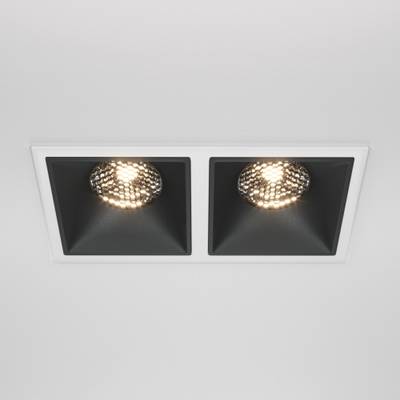 Встраиваемый светильник Alfa LED 3000K 2x15Вт 36° Dim Triac, DL043-02-15W3K-D-SQ-WB. TM Maytoni